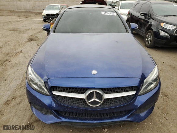 2017 Mercedes-Benz C-Class C 300 with VIN WDDWJ4KB0HF334783, listed as a Copart auction lot 44983655 with 87,099 mi miles and Clean Title. Bid and sale history available at carsss.com. Image 5.