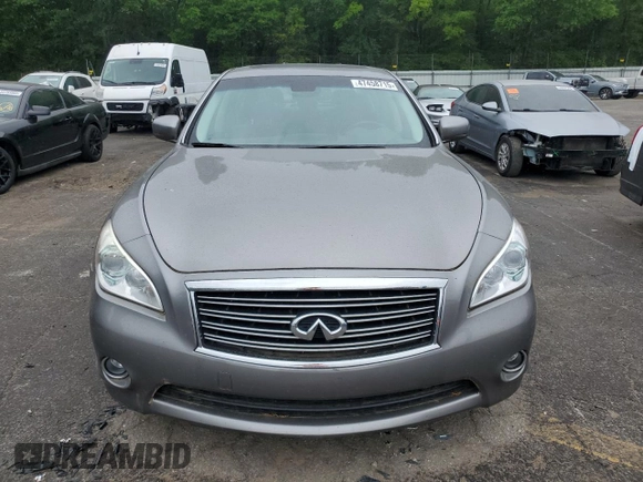 2012 Infiniti M with VIN JN1BY1AP3CM330170, listed as a Copart auction lot 47458715 with 105,726 mi miles and Salvage title. Bid and sale history available at DreamBid. Image 5.