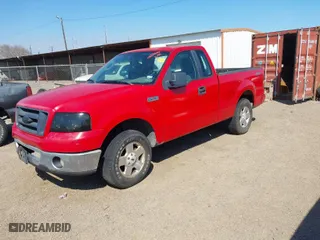 2007 Ford F-150 XL with VIN 1FTRF122X7KC43808, listed as a IAAI auction lot 41771505 with 180,230 mi miles. Bid and sale history available at carsss.com. Image 2.