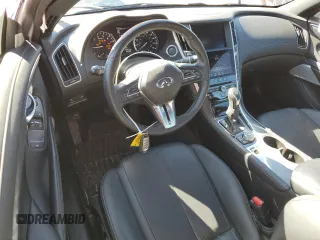 2022 Infiniti Q60 Luxe with VIN JN1EV7KKXNM600672, listed as a Copart auction lot 45350345 with 20,941 mi miles and Salvage Title. Bid and sale history available at DreamBid. Image 8.