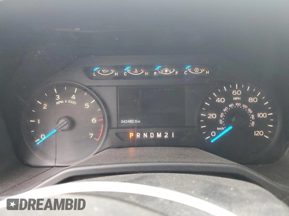 2016 Ford F-150 XLT with VIN 1FTFX1EFXGFC48188, listed as a Copart auction lot 54730575 with 342,482 mi miles and Clean Title. Bid and sale history available at carsss.com. Image 9.