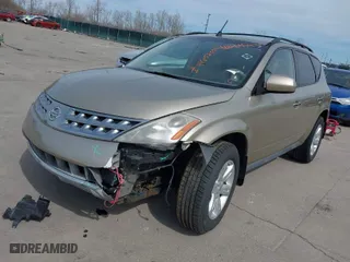 2006 Nissan Murano SL with VIN JN8AZ08W46W542957, listed as a IAAI auction lot 41858906 with 59,275 mi miles. Bid and sale history available at carsss.com. Image 2.