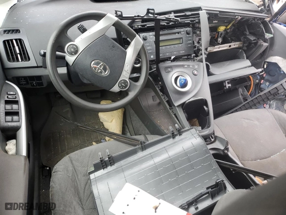 2011 Toyota Prius I with VIN JTDKN3DU0B0263259, listed as a Copart auction lot 52496835 with 0 mi miles and Salvage Title. Bid and sale history available at carsss.com. Image 8.
