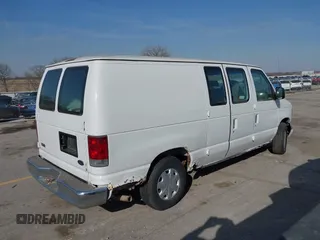 2003 Ford Econoline Cargo with VIN 1FTRE14213HA14635, listed as a IAAI auction lot 41805091 with 108,748 mi miles and . Bid and sale history available at DreamBid. Image 4.