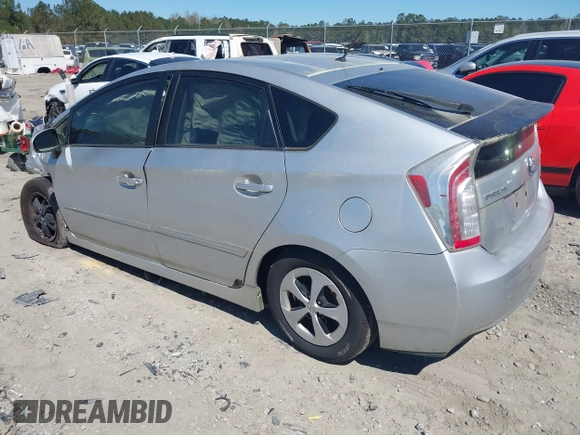 2013 Toyota Prius One with VIN JTDKN3DU7D0343743, listed as a IAAI auction lot 41816317 with 183,096 mi miles. Bid and sale history available at carsss.com. Image 3.