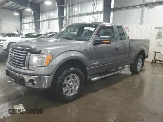 2011 Ford F-150 XL with VIN 1FTFX1ET5BFC20474, listed as a Copart auction lot 44243515 with 161,575 mi miles and Salvage Title. Bid and sale history available at carsss.com. Image 1.