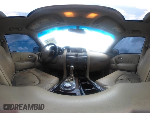 2012 Infiniti QX56 7-passenger with VIN JN8AZ2NE5C9022302, listed as a IAAI auction lot 42747984 with 165,526 mi miles and . Bid and sale history available at DreamBid. Image 18.