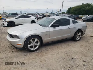 2010 Ford Mustang GT with VIN 1ZVBP8CH2A5152917, listed as a Copart auction lot 55180295 with 220,967 mi miles and Salvage title. Bid and sale history available at DreamBid. Image 1.