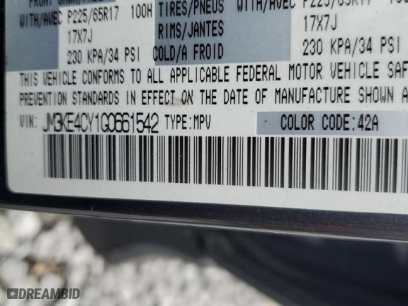 2016 Mazda CX-5 Touring with VIN JM3KE4CY1G0661542, listed as a Copart auction lot 49789775 with 94,005 mi miles and Salvage Title. Bid and sale history available at carsss.com. Image 13.