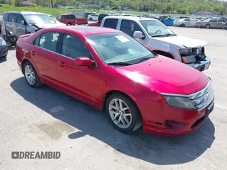 2012 Ford Fusion SEL with VIN 3FAHP0JA4CR389161, listed as a IAAI auction lot 42102898 with 215,073 mi miles. Bid and sale history available at carsss.com. Image 1.