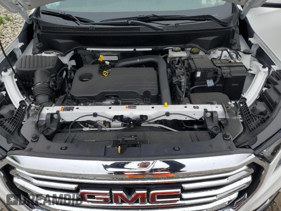 2024 GMC Terrain SLT with VIN 3GKALVEGXRL275104, listed as a Copart auction lot 60019185 with 10,127 mi miles and Salvage title. Bid and sale history available at DreamBid. Image 12.