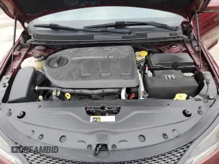 2015 Chrysler 200 S with VIN 1C3CCCDG9FN656436, listed as a Copart auction lot 52453635 with 61,976 mi miles and Salvage Title. Bid and sale history available at carsss.com. Image 11.