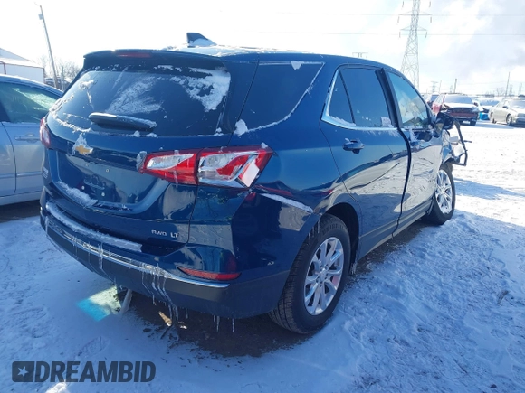 2021 Chevrolet Equinox LT z VIN 3GNAXUEV3ML384478, wystawiony jako IAAI lot #41619576 z przebiegiem 34 176 mil mil oraz . Historia ofert i sprzedaży dostępna na DreamBid. Obrazek 4.