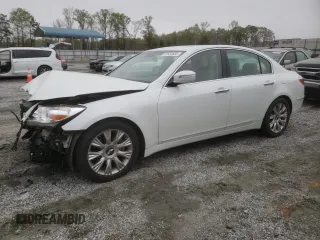 2009 Hyundai Genesis with VIN KMHGC46E29U039092, listed as a Copart auction lot 51525935 with 83,191 mi miles and Salvage Title. Bid and sale history available at DreamBid. Image 1.