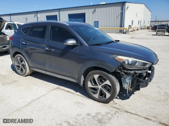 2017 Hyundai Tucson Sport with VIN KM8J3CA25HU378957, listed as a Copart auction lot 47811085 with 110,932 mi miles and Salvage Title. Bid and sale history available at carsss.com. Image 4.