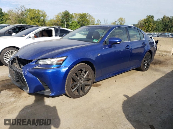 2016 Lexus GS 350 with VIN JTHCZ1BL3GA000285, listed as a Copart auction lot 72135184 with 79,400 mi miles and Salvage Title. Bid and sale history available at carsss.com. Image 1.