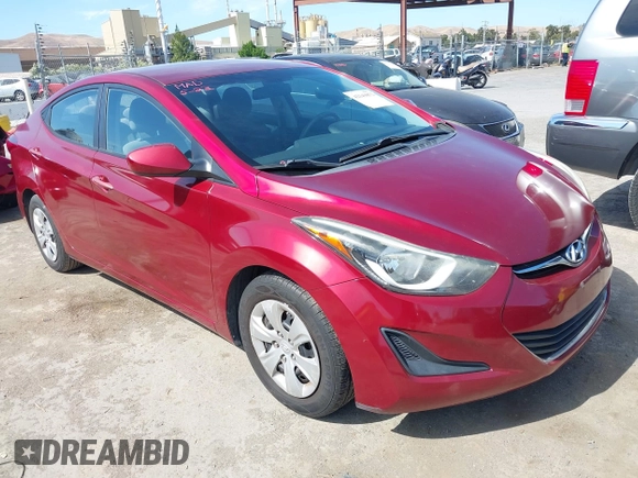 2016 Hyundai Elantra SE with VIN 5NPDH4AE5GH709421, listed as a IAAI auction lot 42349872 with 118,693 mi miles and . Bid and sale history available at DreamBid. Image 1.