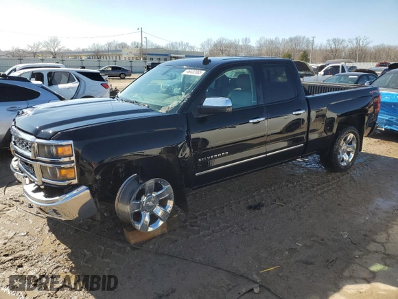 2014 Chevrolet Silverado 1500 LTZ with VIN 1GCVKSEC3EZ303307, listed as a Copart auction lot 46432065 with 206,495 mi miles and Non Repairable. Bid and sale history available at DreamBid. Image 1.