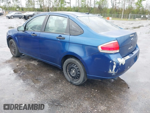 2008 Ford Focus S with VIN 1FAHP34N48W122283, listed as a IAAI auction lot 41845603 with 160,661 mi miles. Bid and sale history available at carsss.com. Image 3.