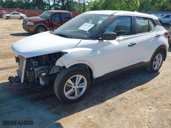 2024 Nissan Kicks S with VIN 3N1CP5BV1RL579873, listed as a IAAI auction lot 41971447 with 19,295 mi miles. Bid and sale history available at carsss.com. Image 2.