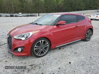 2016 Hyundai Veloster Turbo z VIN KMHTC6AE6GU303705, wystawiony jako Copart lot #51801725 z przebiegiem 70 812 mil mil oraz Szkoda całkowita • Salvage title. Historia ofert i sprzedaży dostępna na DreamBid. Obrazek 1.