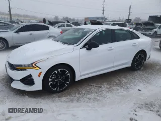 2022 Kia K5 GT-Line with VIN 5XXG64J26NG166372, listed as a Copart auction lot 41685865 with 25,798 mi miles and Salvage Title. Bid and sale history available at carsss.com. Image 1.