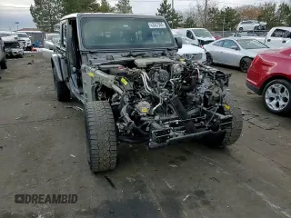 2021 Jeep Gladiator Rubicon with VIN 1C6JJTBG4ML504141, listed as a Copart auction lot 43367565 with 56,879 mi miles and Salvage title. Bid and sale history available at DreamBid. Image 10.