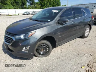 2018 Chevrolet Equinox LT with VIN 3GNAXJEV3JL129100, listed as a Copart auction lot 61761075 with 100,706 mi miles and Salvage title. Bid and sale history available at DreamBid. Image 1.