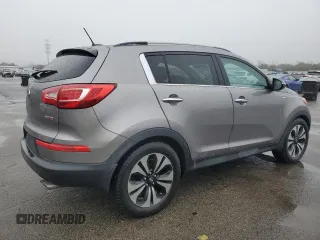 2011 Kia Sportage SX with VIN KNDPCCA6XB7167101, listed as a Copart auction lot 47769225 with 119,924 mi miles and Salvage Title. Bid and sale history available at carsss.com. Image 3.