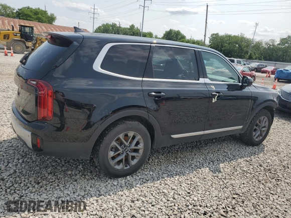 2024 Kia Telluride LX with VIN 5XYP24GC2RG494627, listed as a Copart auction lot 57634015 with 32,680 mi miles and Salvage title. Bid and sale history available at DreamBid. Image 3.