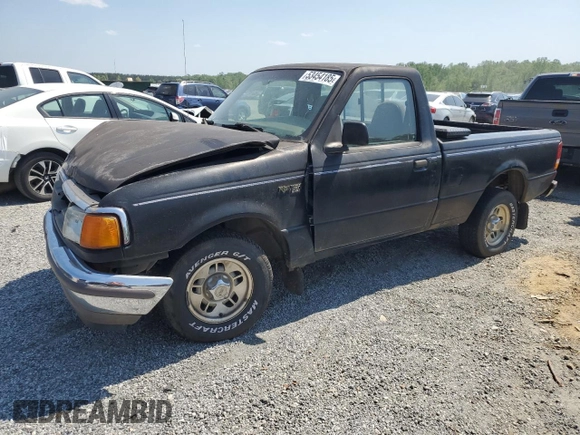 1997 Ford Ranger XL z VIN 1FTCR10U2VUA82888, wystawiony jako Copart lot #53454185 z przebiegiem 238 100 mil mil oraz Szkoda całkowita • Salvage title. Historia ofert i sprzedaży dostępna na DreamBid. Obrazek 1.