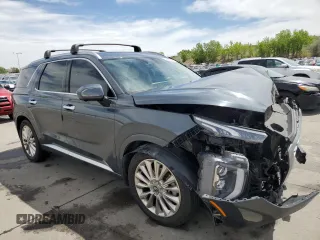 2020 Hyundai Palisade Limited with VIN KM8R5DHE2LU150667, listed as a Copart auction lot 56534995 with 108,441 mi miles and Salvage title. Bid and sale history available at DreamBid. Image 4.