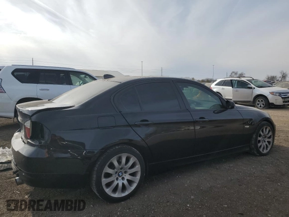2007 BMW 3 Series 335xi with VIN WBAVD53557A008806, listed as a Copart auction lot 44773525 with 181,583 mi miles and Salvage Title. Bid and sale history available at carsss.com. Image 3.