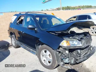 2004 Acura MDX with VIN 2HNYD18204H533089, listed as a IAAI auction lot 41818687 with 1 mi miles. Bid and sale history available at carsss.com. Image 1.