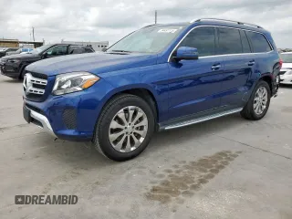 2017 Mercedes-Benz GLS 450 with VIN 4JGDF6EE8HA841136, listed as a Copart auction lot 54491115 with 99,340 mi miles and Salvage Title. Bid and sale history available at DreamBid. Image 1.