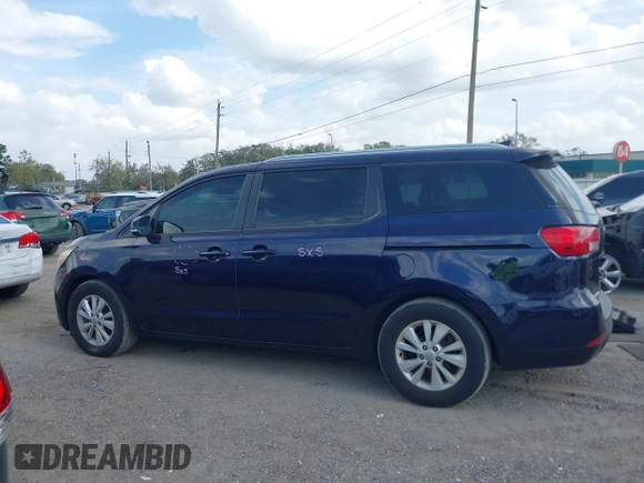 2018 Kia Sedona LX with VIN KNDMB5C14J6402504, listed as a IAAI auction lot 41682858 with 93,396 mi miles. Bid and sale history available at carsss.com. Image 14.