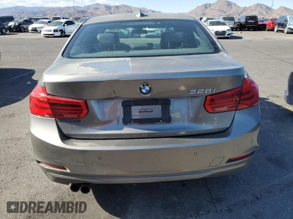 2016 BMW 3 Series 328i with VIN WBA8E9G53GNT84649, listed as a Copart auction lot 55483635 with 54,660 mi miles and Salvage title. Bid and sale history available at DreamBid. Image 6.
