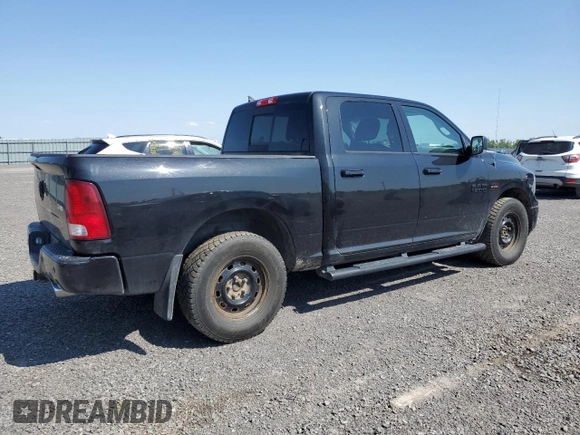 2018 Ram 1500 Big Horn with VIN 1C6RR7LT0JS230274, listed as a Copart auction lot 61849605 with 111,721 mi miles and Salvage title. Bid and sale history available at DreamBid. Image 3.