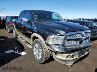 2016 Ram 1500 Longhorn with VIN 1C6RR7WT5GS181187, listed as a Copart auction lot 43376914 with 165,081 mi miles and Salvage Title. Bid and sale history available at carsss.com. Image 4.