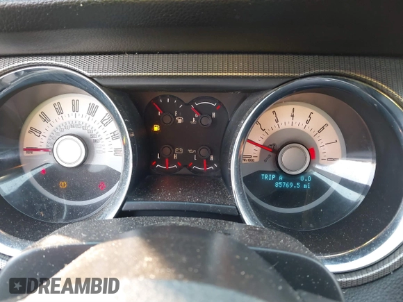 2011 Ford Mustang GT with VIN 1ZVBP8FF8B5124146, listed as a IAAI auction lot 41768128 with 85,264 mi miles and . Bid and sale history available at DreamBid. Image 7.