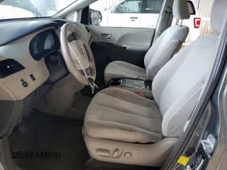2012 Toyota Sienna LE AAS with VIN 5TDKK3DCXCS224922, listed as a Copart auction lot 57770865 with 210,320 mi miles and Salvage title. Bid and sale history available at DreamBid. Image 7.