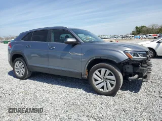 2021 Volkswagen Atlas SE with VIN 1V2JC2CA2MC230959, listed as a Copart auction lot 49097915 with 61,530 mi miles and Salvage title. Bid and sale history available at DreamBid. Image 4.