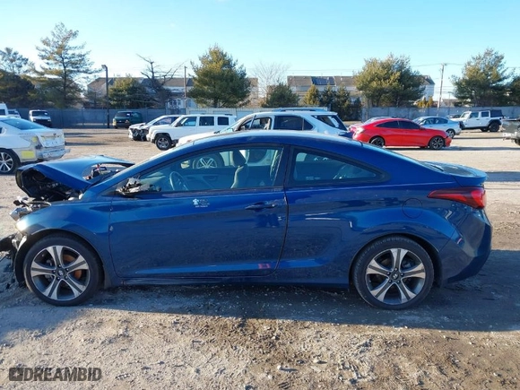 2014 Hyundai Elantra Coupe with VIN KMHDH6AH0EU027924, listed as a IAAI auction lot 41646158 with NaN miles. Bid and sale history available at carsss.com. Image 14.