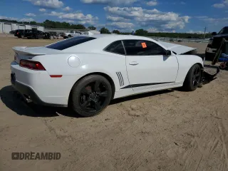 2014 Chevrolet Camaro LT z VIN 2G1FC1E30E9289557, wystawiony jako Copart lot #59106785 z przebiegiem Nie podano mil oraz Szkoda całkowita • Salvage title. Historia ofert i sprzedaży dostępna na DreamBid. Obrazek 3.