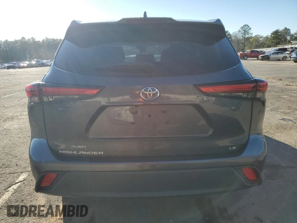 2021 Toyota Highlander L with VIN 5TDZZRAH0MS038093, listed as a Copart auction lot 46149845 with 79,664 mi miles and Salvage title. Bid and sale history available at DreamBid. Image 6.