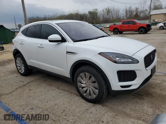 2018 Jaguar E-Pace SE with VIN SADFP2FX1J1Z15509, listed as a Copart auction lot 51812485 with 44,068 mi miles and Salvage Title. Bid and sale history available at DreamBid. Image 4.