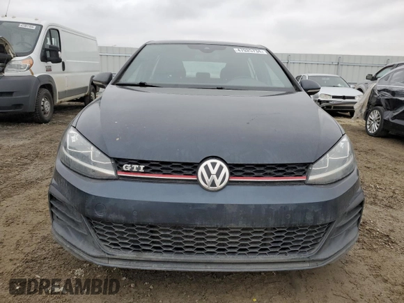 2018 Volkswagen Golf GTI S with VIN 3VW447AU8JM296722, listed as a Copart auction lot 47025734 with 74,715 mi miles. Bid and sale history available at carsss.com. Image 5.