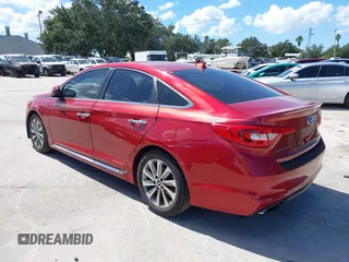 2017 Hyundai Sonata Sport with VIN 5NPE34AF2HH468155, listed as a IAAI auction lot 40411186 with 75,887 mi miles and . Bid and sale history available at DreamBid. Image 3.