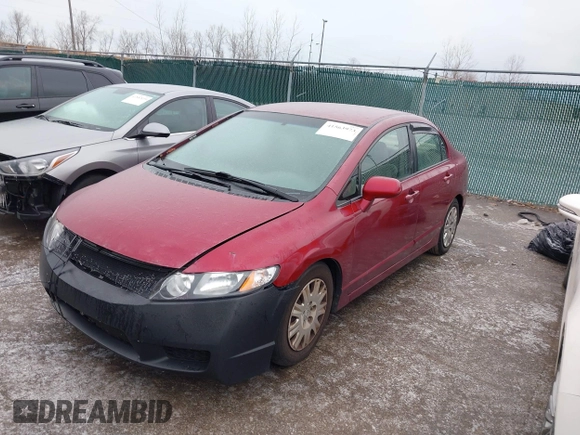 2011 Honda Civic LX with VIN 2HGFA1F5XBH550385, listed as a IAAI auction lot 41563973 with 216,890 mi miles and . Bid and sale history available at DreamBid. Image 2.