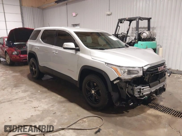 2017 GMC Acadia SLE with VIN 1GKKNKLA8HZ208925, listed as a IAAI auction lot 41618400 with 127,019 mi miles. Bid and sale history available at carsss.com. Image 1.